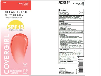 Image (Clean Fresh Tinted Lip Balm Glowing Protection Spf 15 Mineral Sunscreen Image)